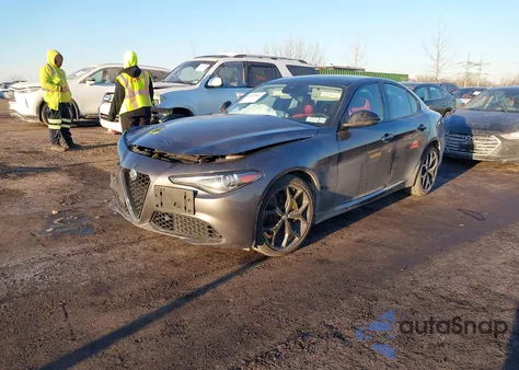 2021 Alfa Romeo Giulia Ti Awd from USA, damaged, VIN ZARFANBN4M7644178